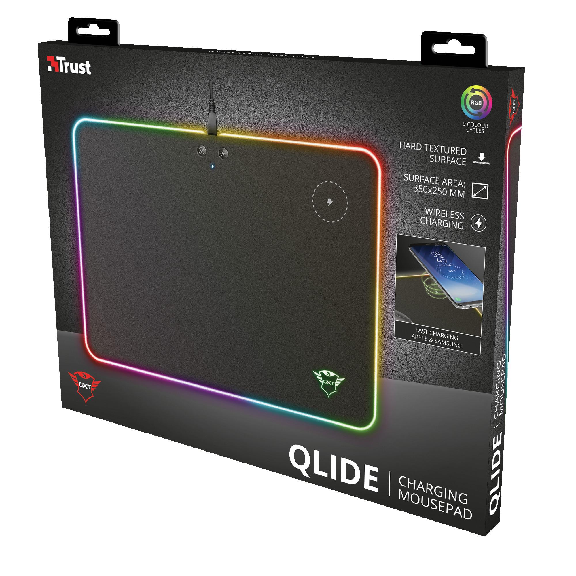Trust TRUST GXT 750 Qlide RGB Mousepad 23184 black