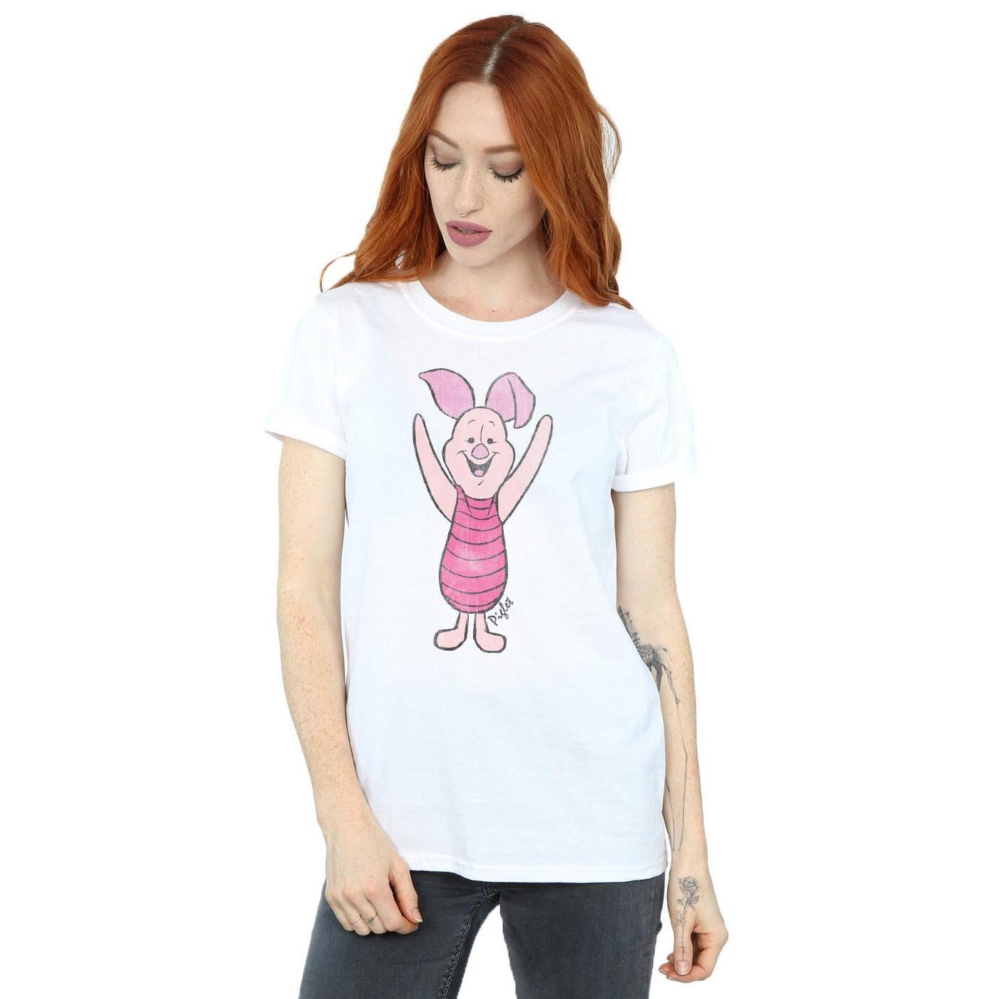 Winnie the Pooh Ferkel Grafik Print T-Shirt