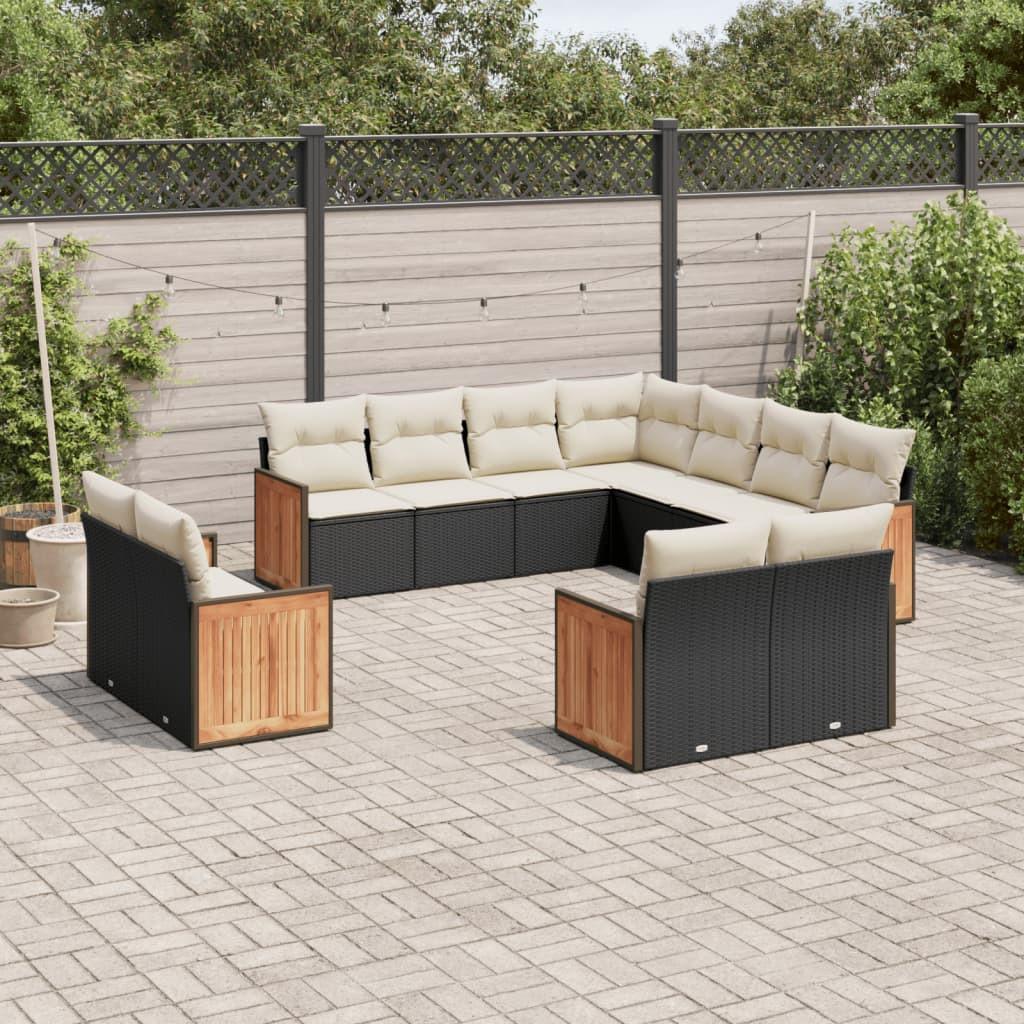 VidaXL Garten sofagarnitur poly-rattan