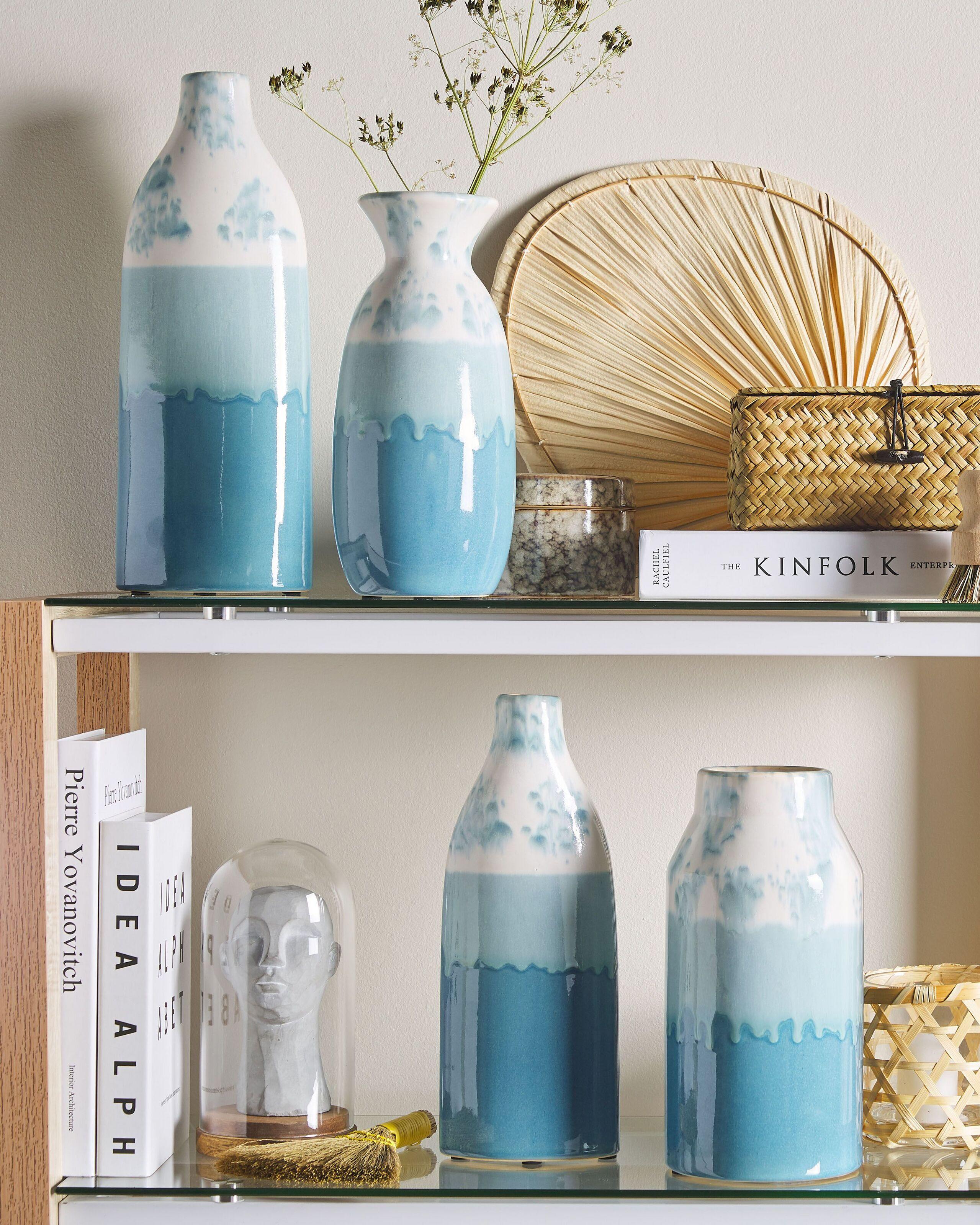 Beliani Blumenvase aus Steinzeug Skandinavisch CALLIPOLIS