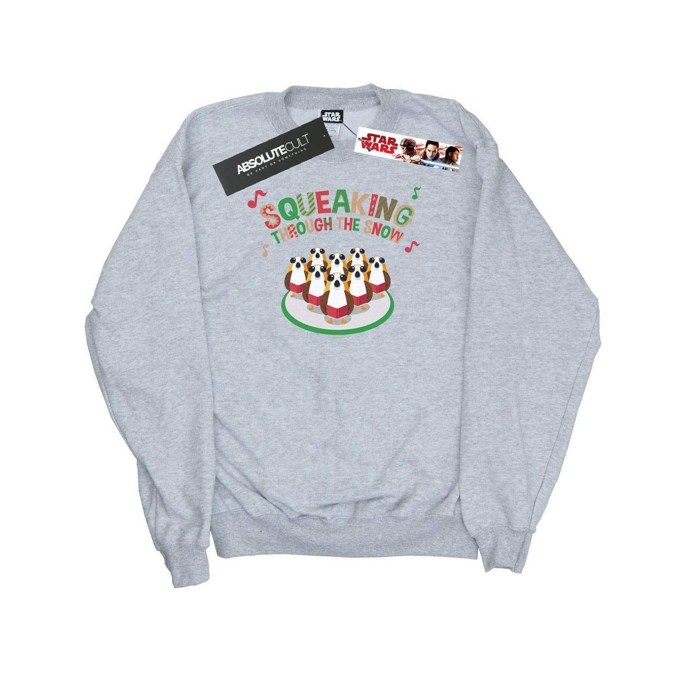 STAR WARS The Last Jedi Squeaking Rolling Through The Snow Sweatshirt