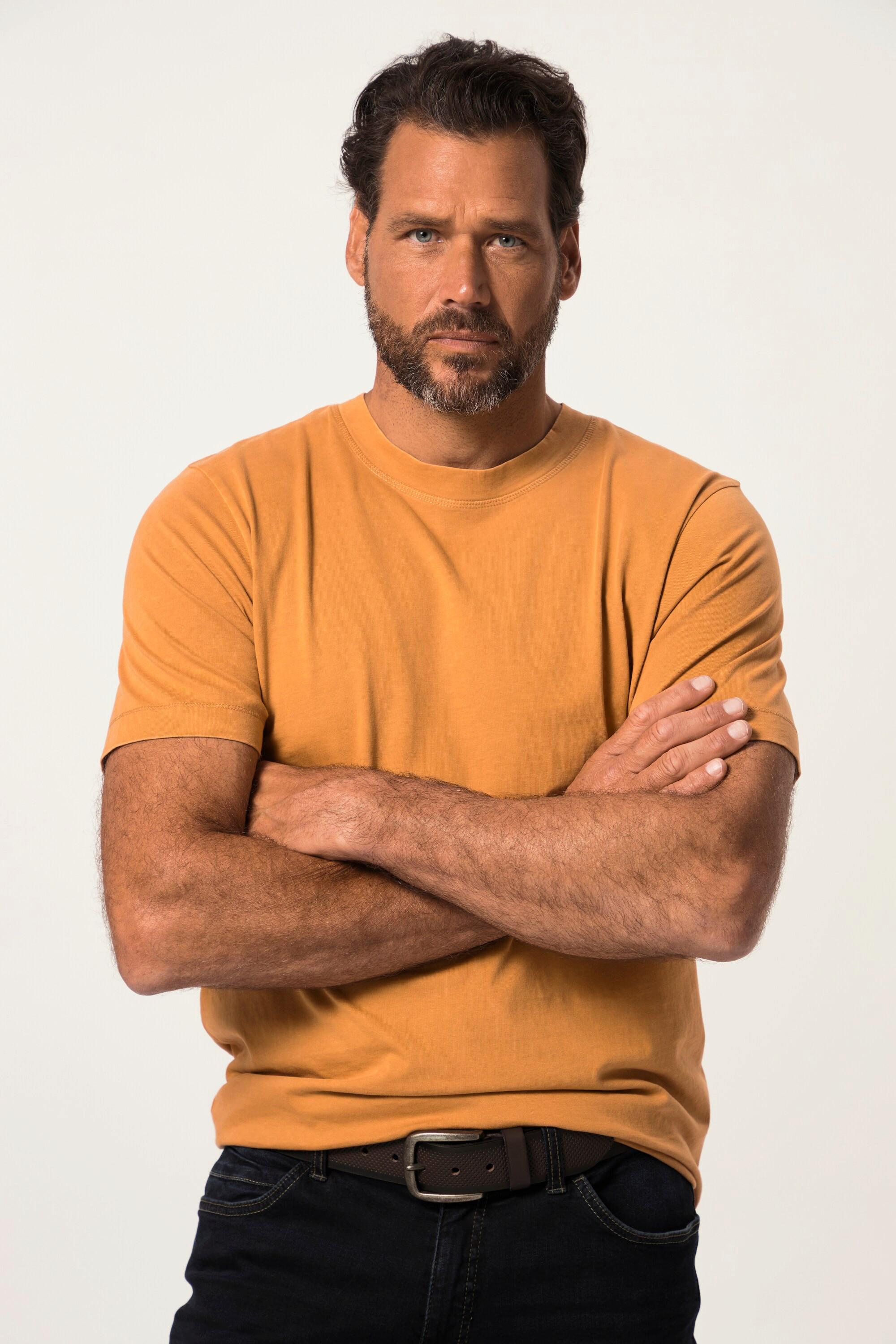 JP1880 Vintage Look Halbarm Rundhals T-Shirt