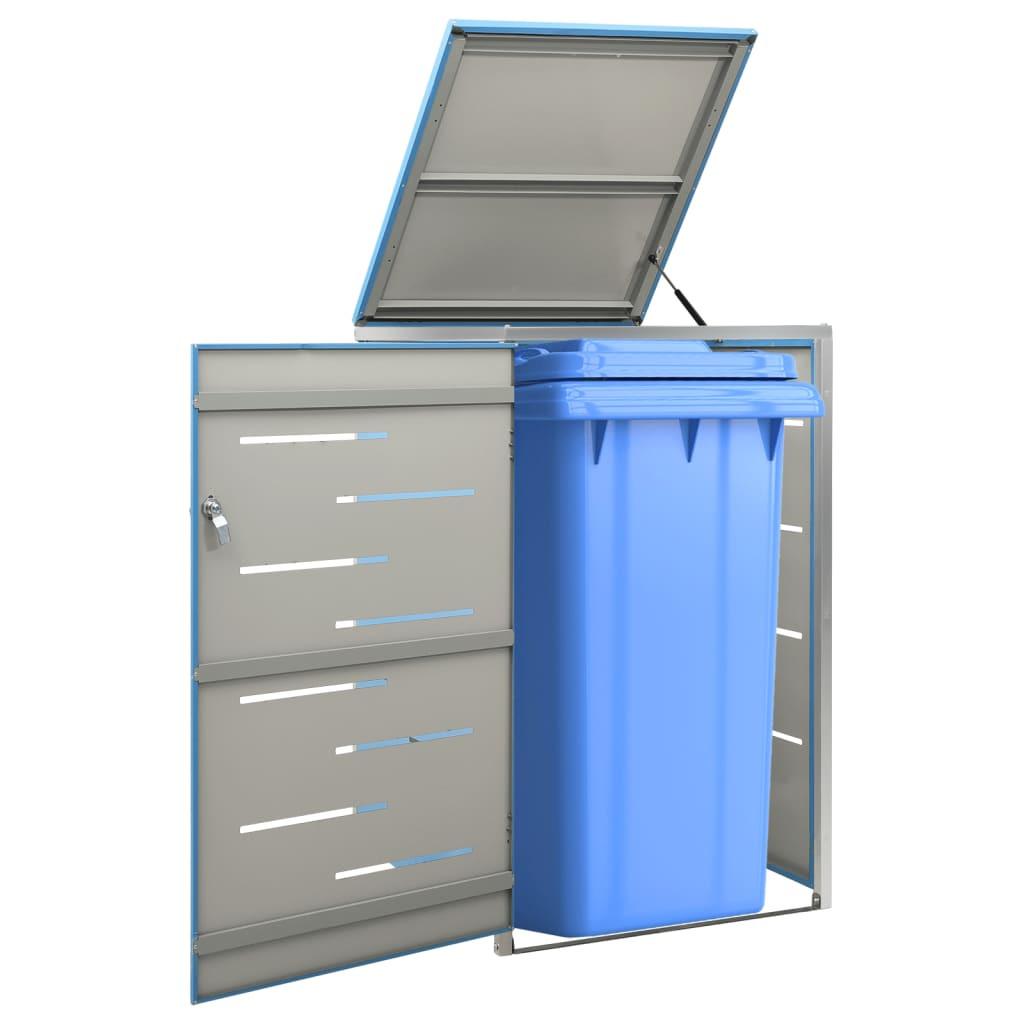 VidaXL Mülltonnenbox edelstahl