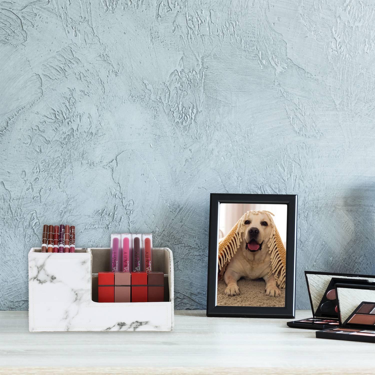 Northix Schreibtisch-Organizer in Marmoroptik