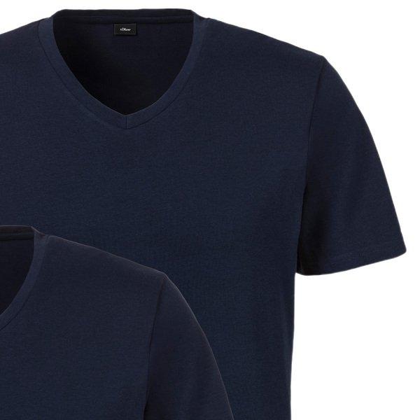 s. Oliver 4er Pack Basic - Unterhemd / Shirt Kurzarm