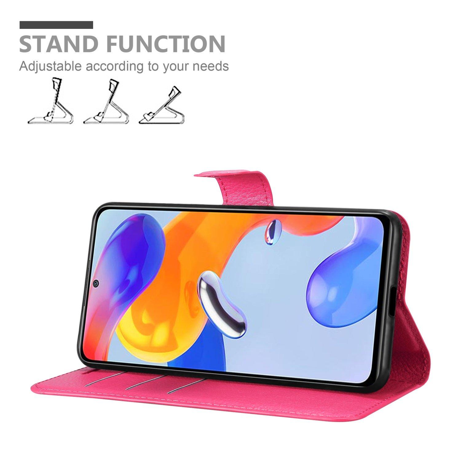 Cadorabo Hülle für Xiaomi RedMi NOTE 11 PRO 4G 5G Standfunktion, Kartenfach