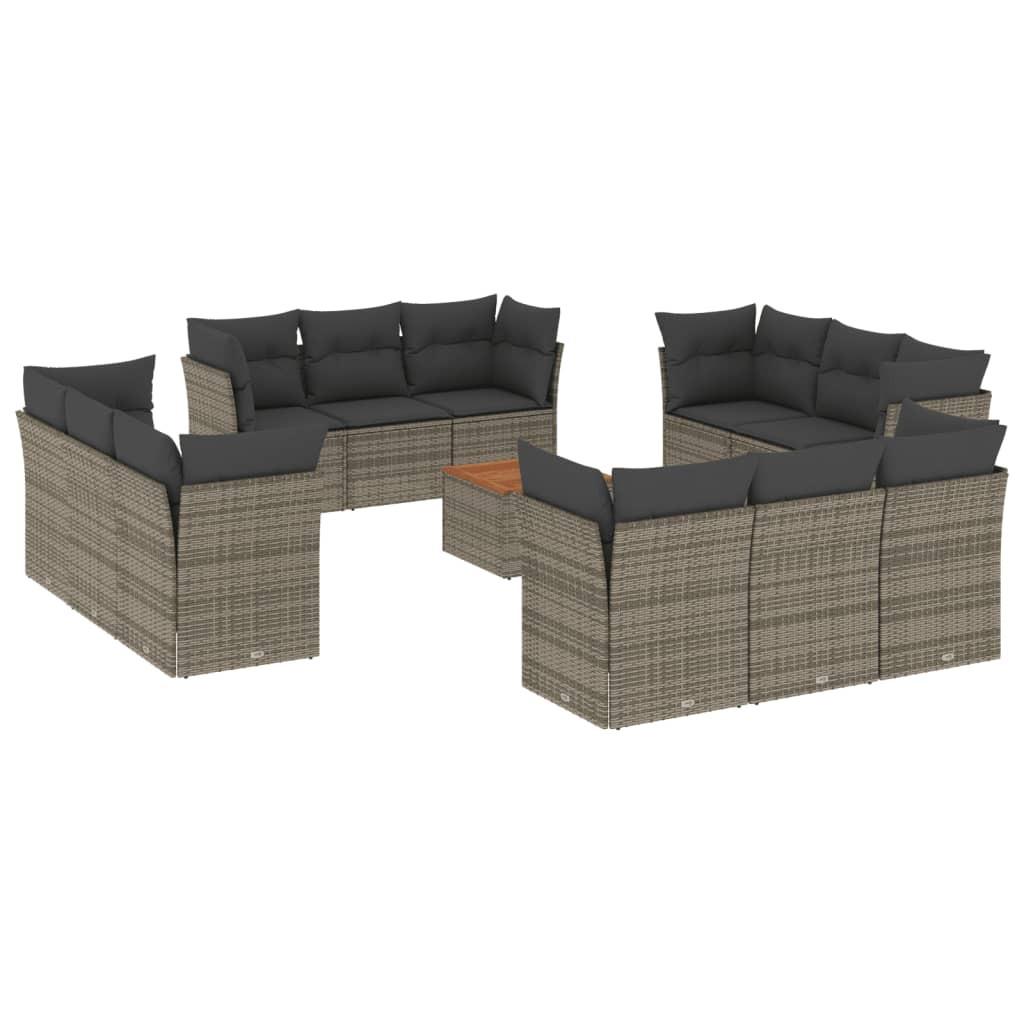 VidaXL Garten sofagarnitur poly-rattan