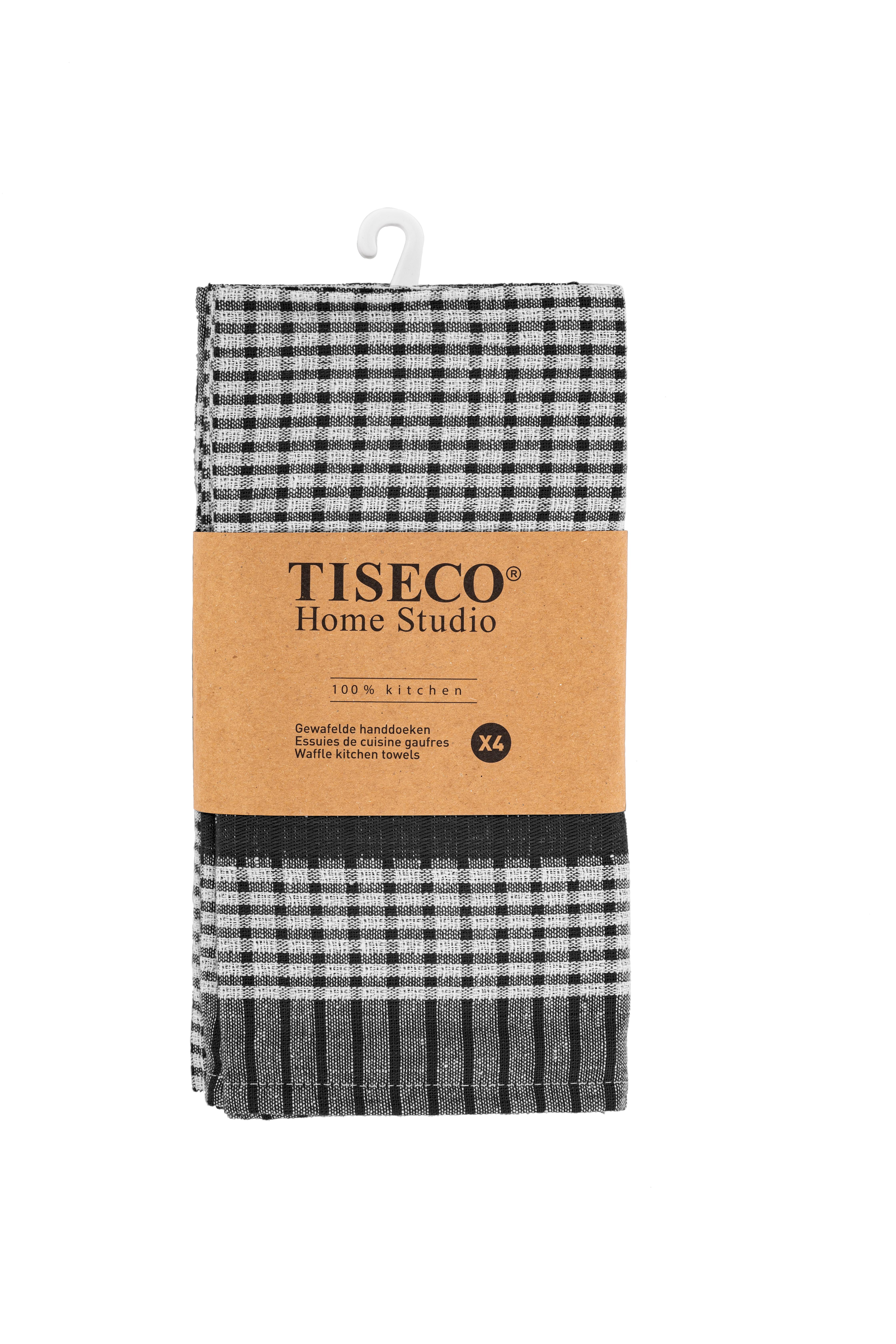 Tiseco Küchentuch WAFFLE - 4er-Set