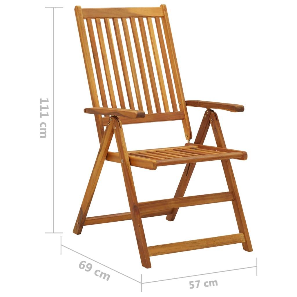 VidaXL Gartenstuhl akazienholz