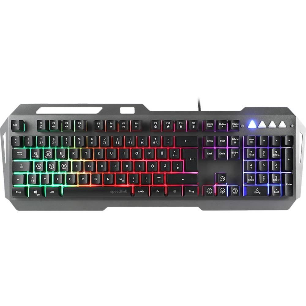 SPEEDLINK LUNERA Metal RGB Tastatur, - QWERTZ-Layout