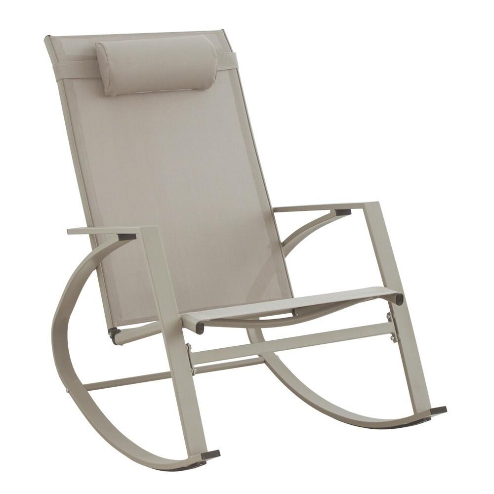 mutoni lifestyle Schaukelstuhl Demid taupe