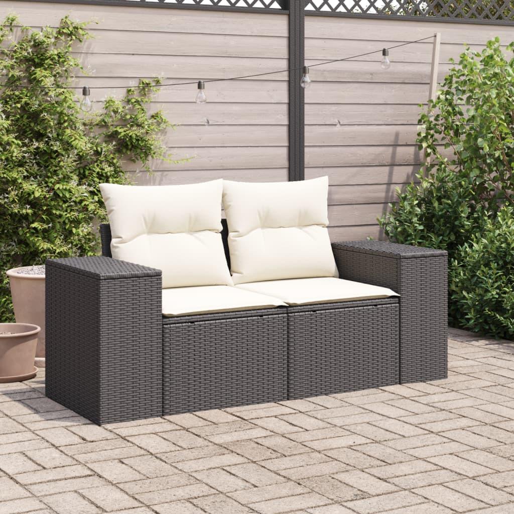 VidaXL Gartensofa poly-rattan