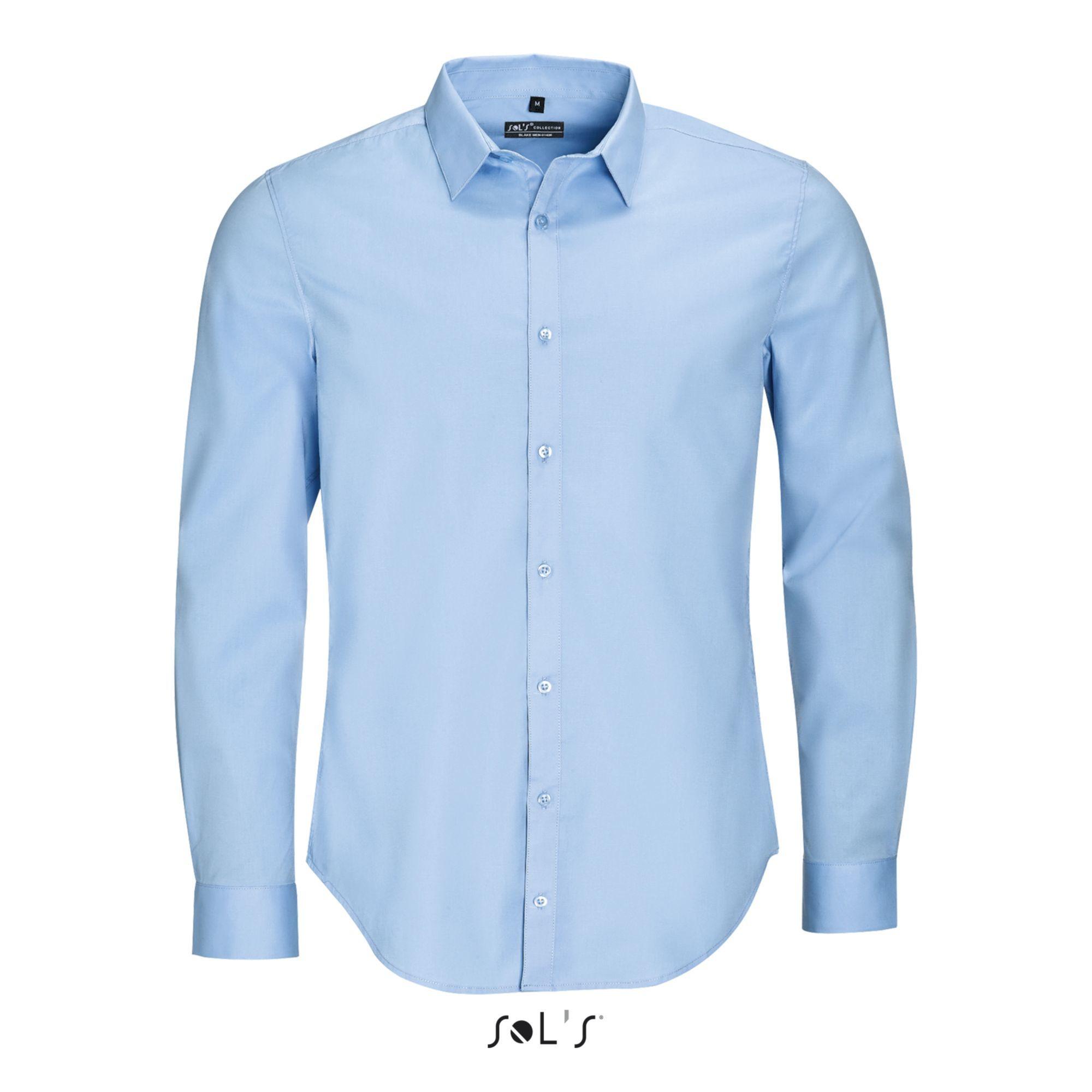 SOLS Ol' Blake Tailored Fit Langarmhemd