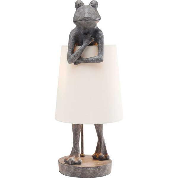 KARE Design Tischleuchte Animal Frog Grau