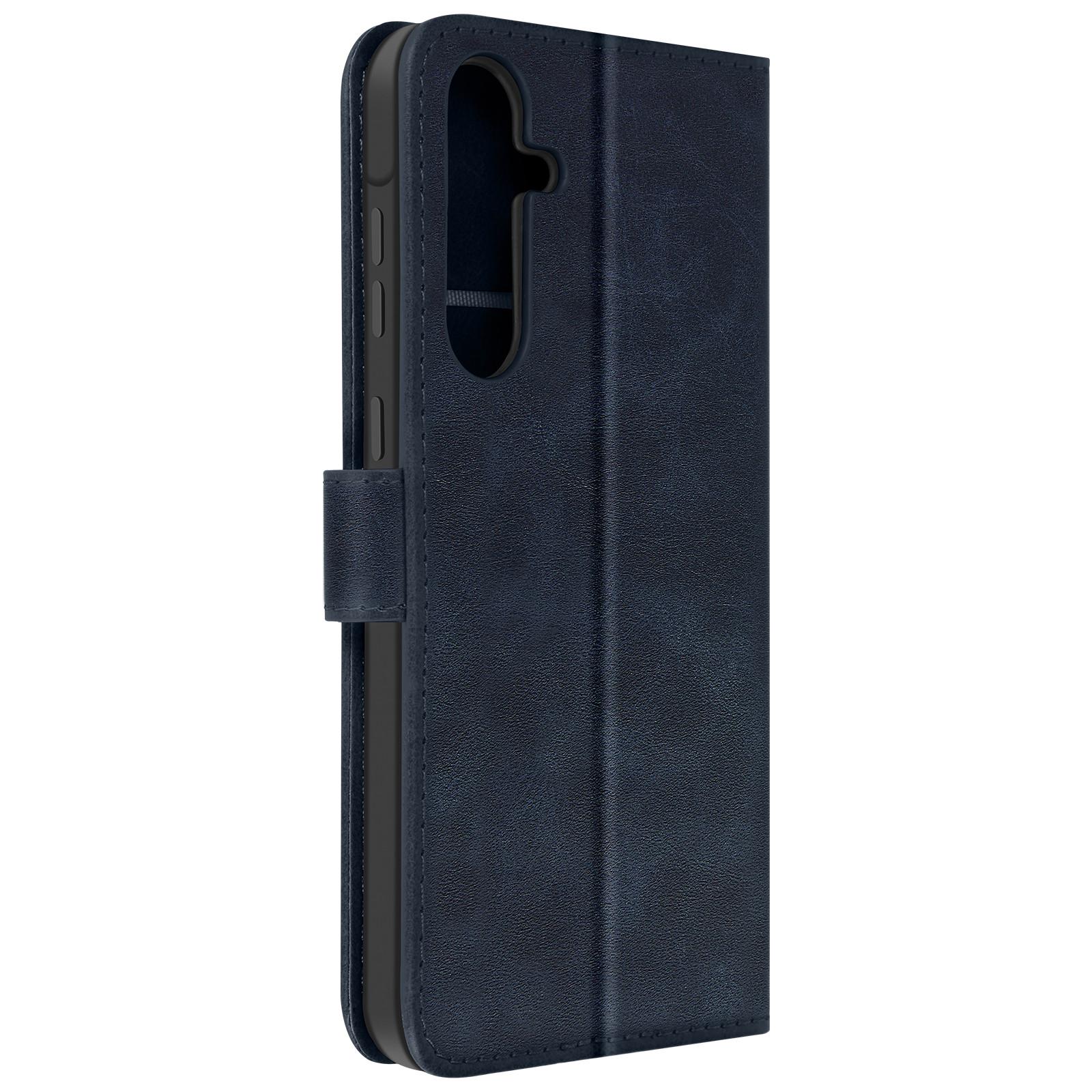 Avizar Klapphülle Samsung Galaxy A55 Dunkelblau