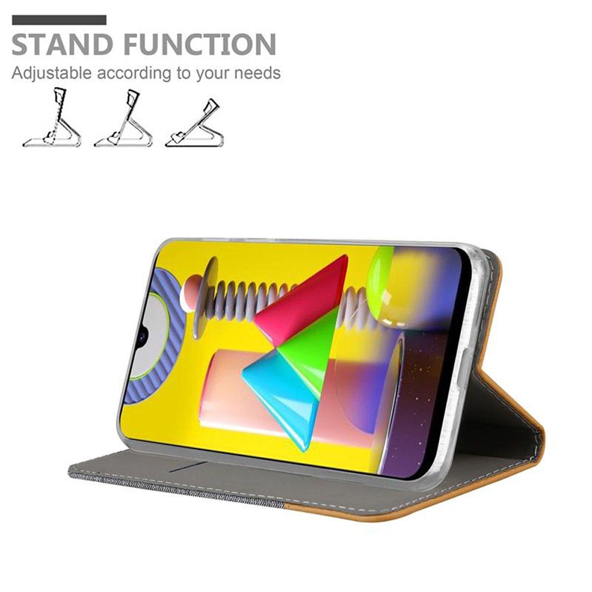 Cadorabo Hülle für Samsung Galaxy M31 Magnetverschluss, Kartenfach