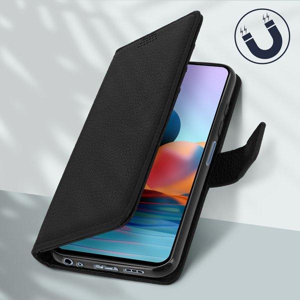 Avizar Bookcover Redmi Note 10 / 10s Schwarz