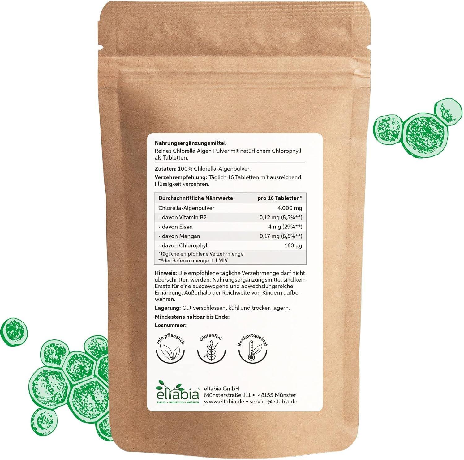 Eltabia Bio Chlorella Tabletten