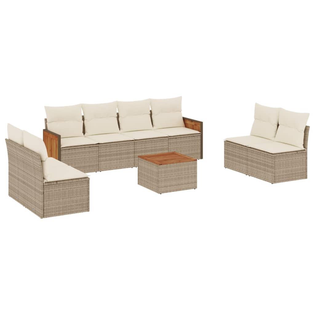 VidaXL Garten sofagarnitur poly-rattan