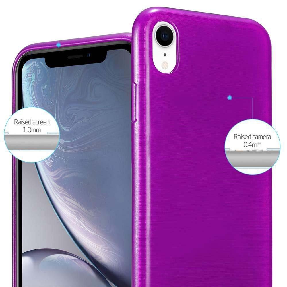 Cadorabo Hülle für Apple iPhone XR TPU Silikon im Brushed Design