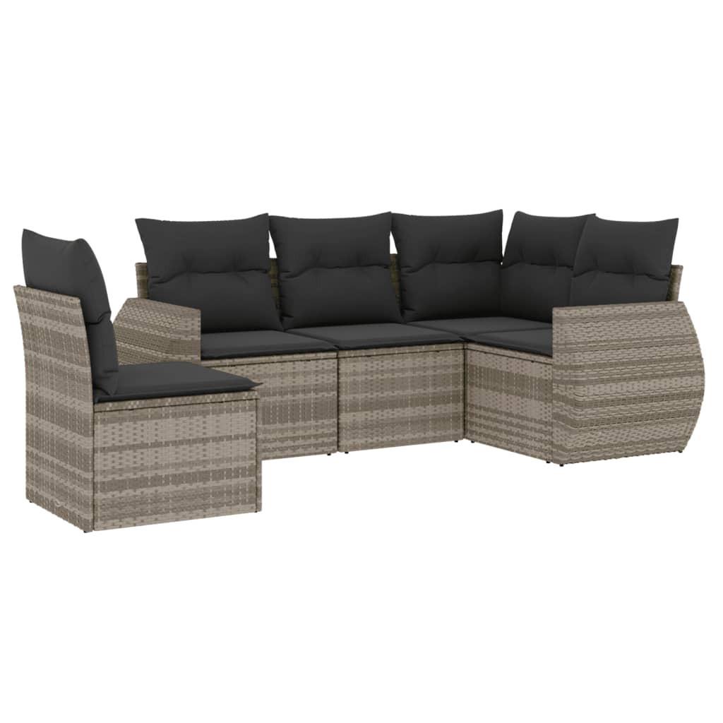 VidaXL Garten sofagarnitur poly-rattan