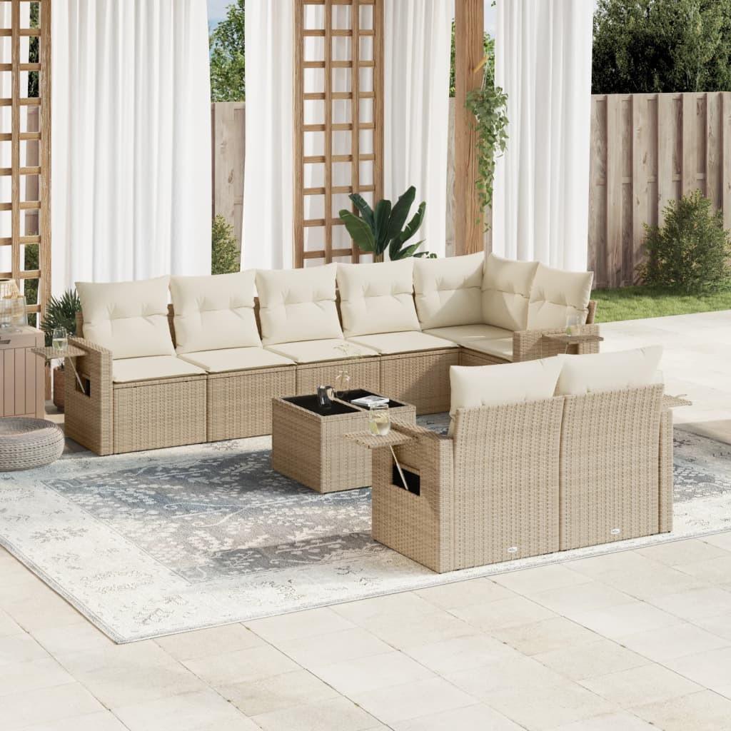VidaXL Garten sofagarnitur poly-rattan