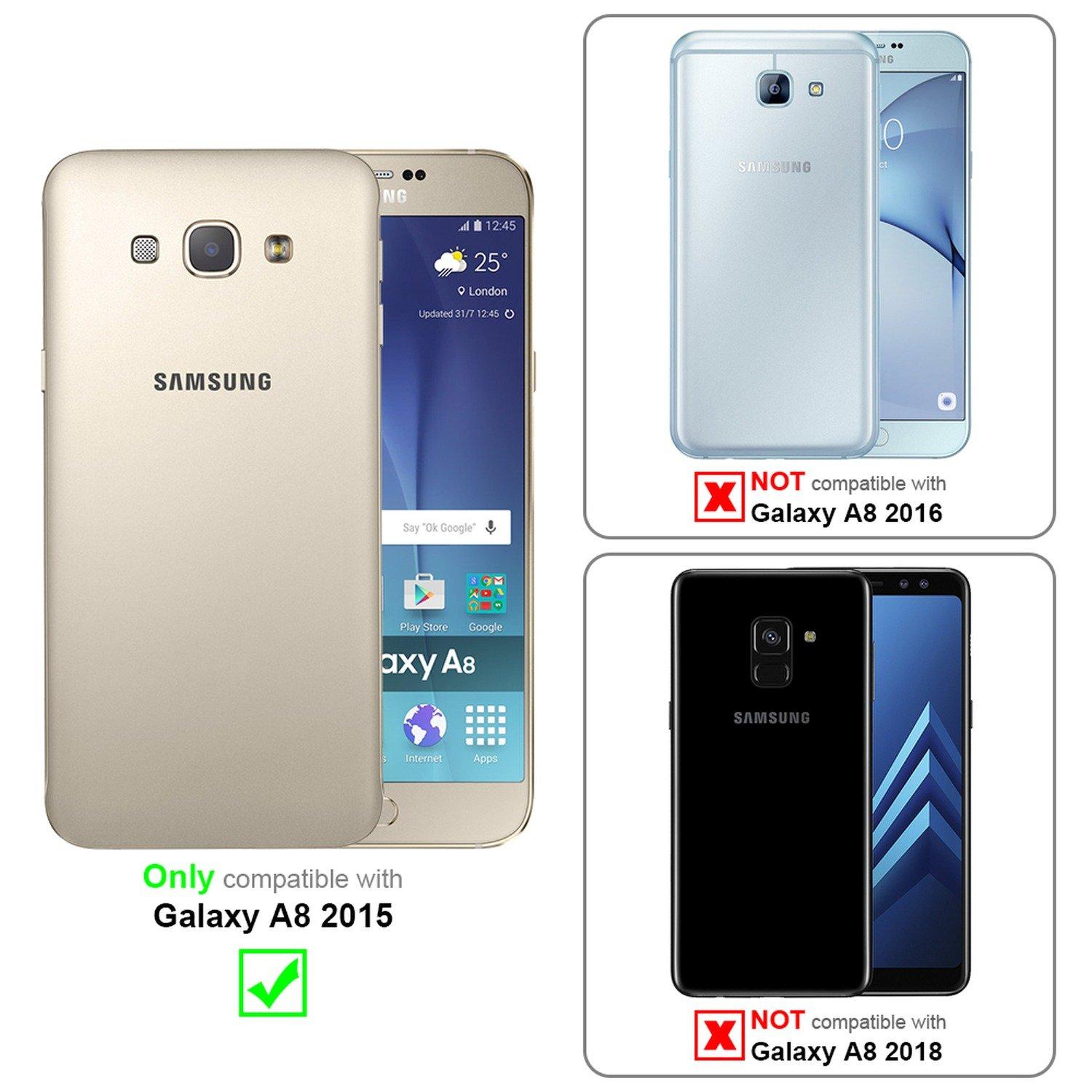Cadorabo Hülle für Samsung Galaxy A8 2015 mit Magnetverschluss