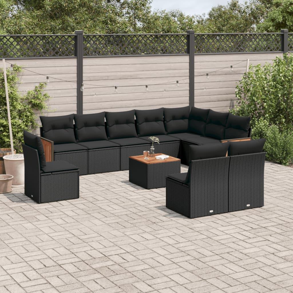 VidaXL Garten sofagarnitur poly-rattan