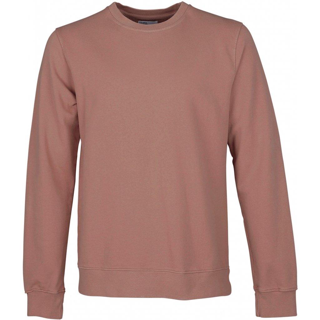 Colorful Standard Sweatshirt mit Rundhalsausschnitt Classic Organic rosewood mist