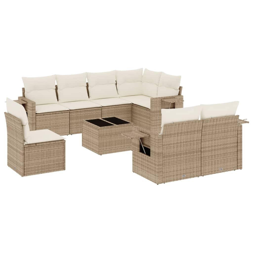 VidaXL Garten sofagarnitur poly-rattan