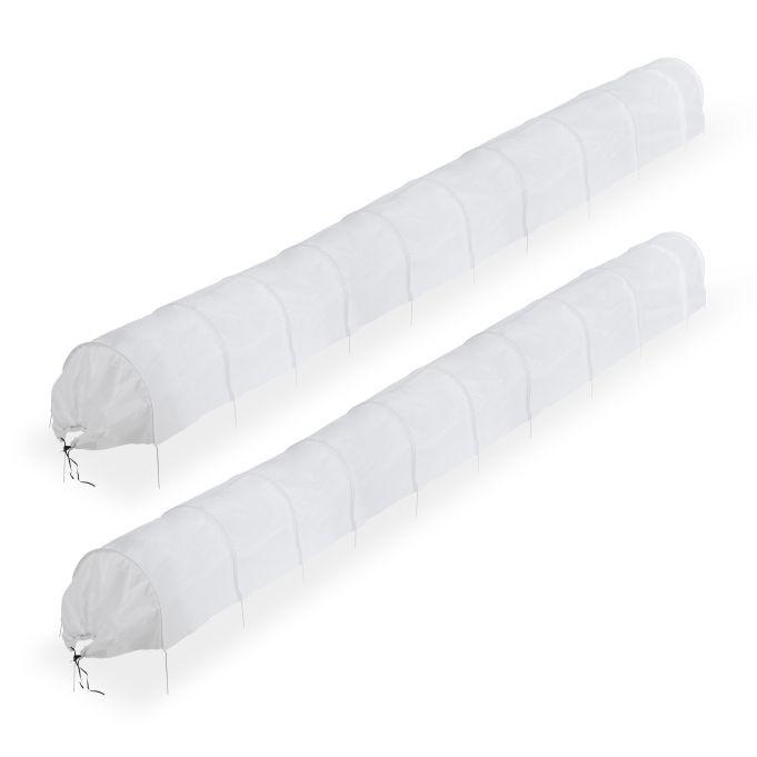 B2X Pflanztunnel aus Vlies 7 m 2er Set