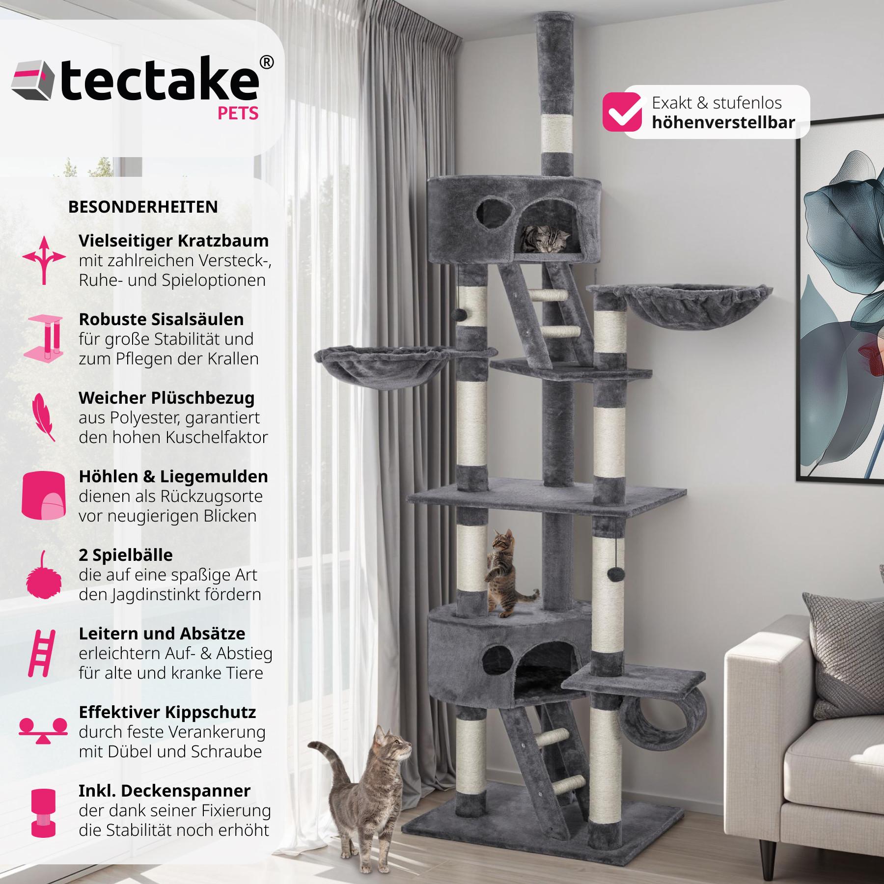 Tectake Kratzbaum Hansi 260cm