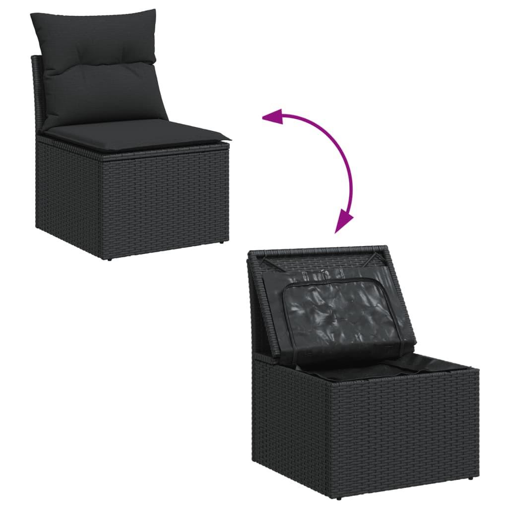 VidaXL Garten sofagarnitur poly-rattan