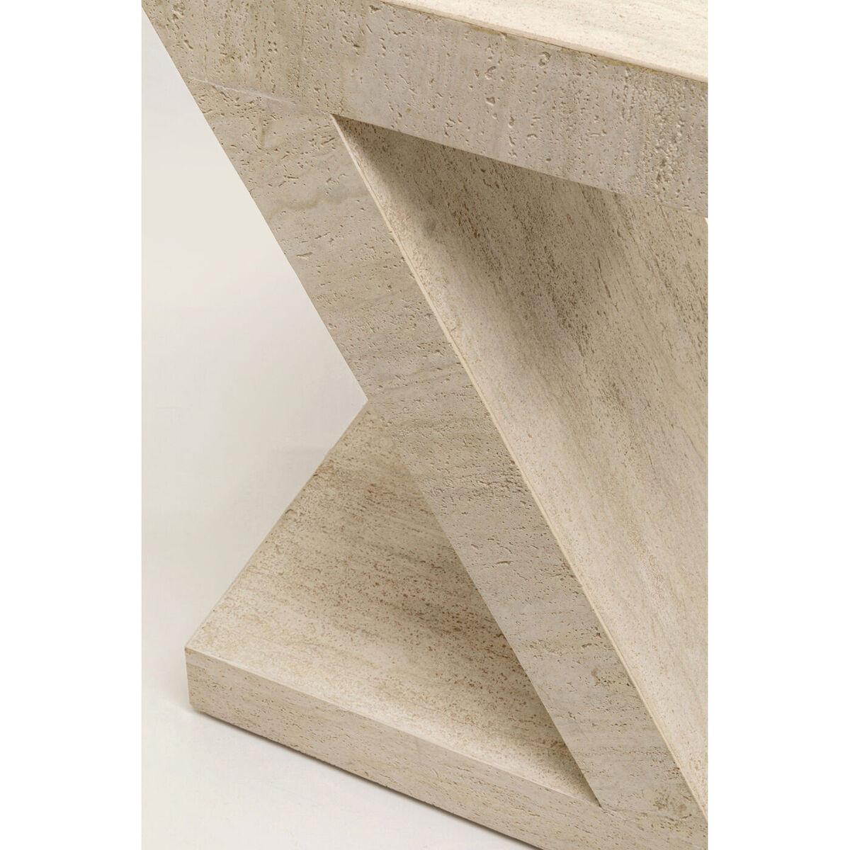 KARE Design Beistelltisch Luxury Z travertin 60
