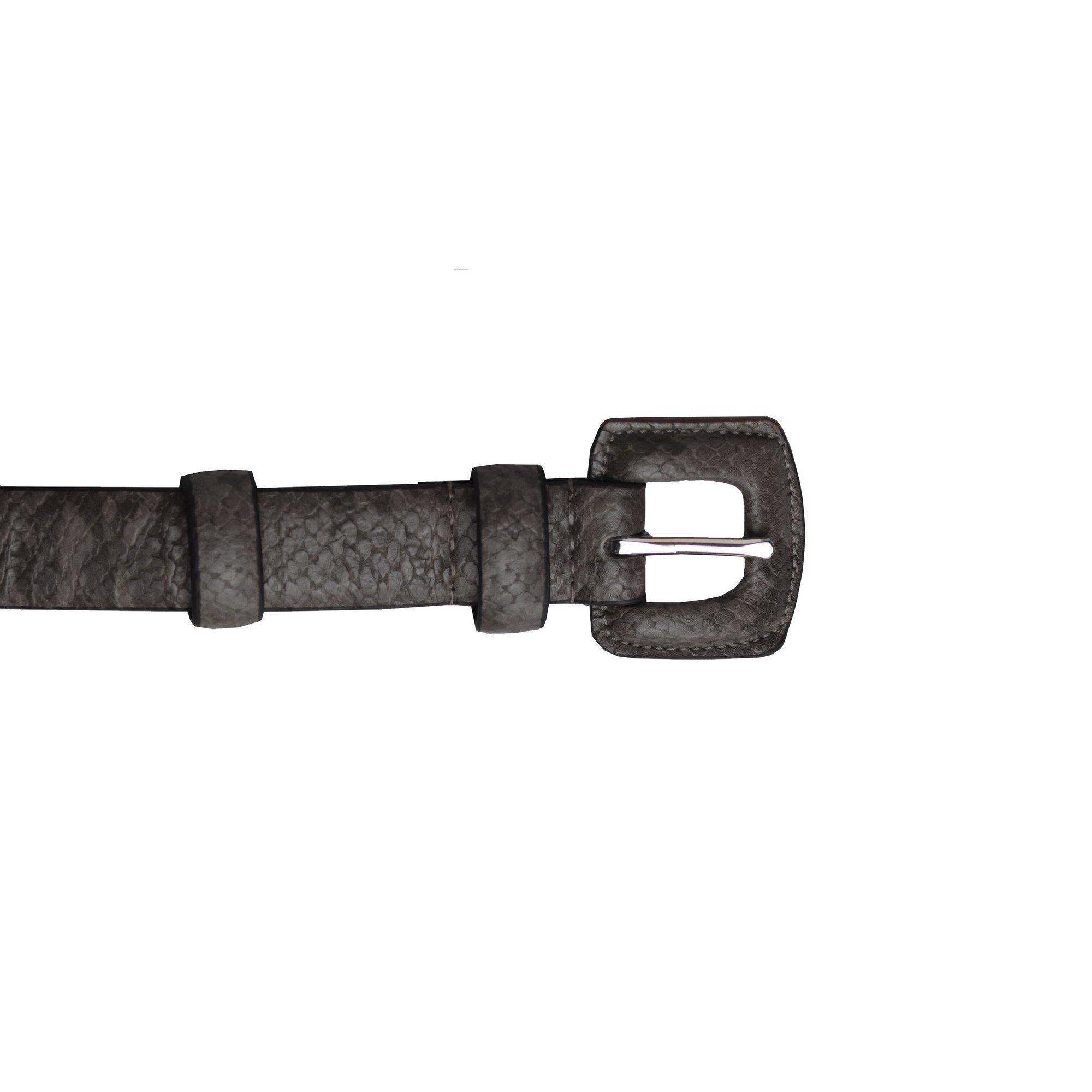 Eastern Counties Leather Faux Snake Print Gürtel