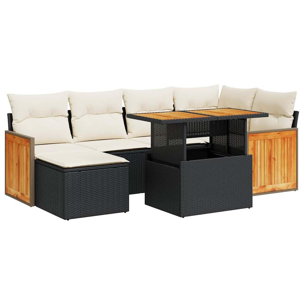 VidaXL Garten sofagarnitur poly-rattan