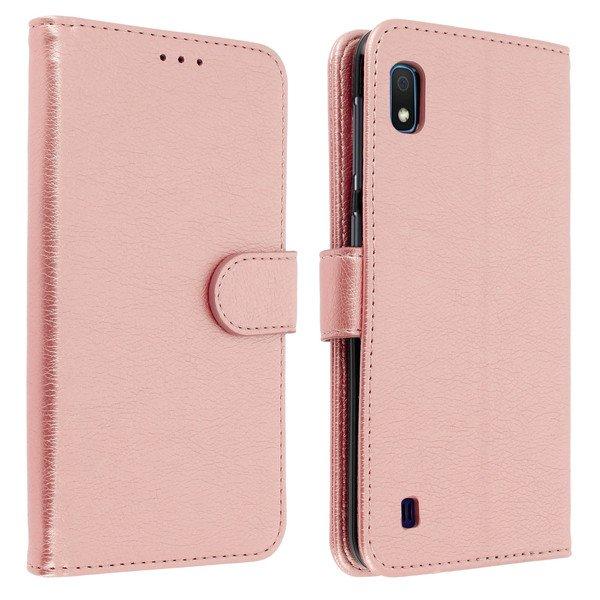 Avizar Klapphülle Samsung Galaxy A10 Rosegold