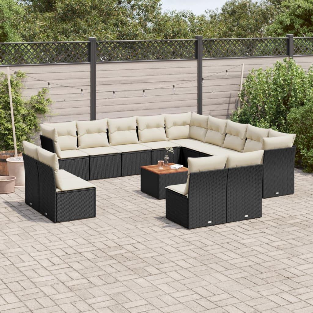 VidaXL Garten sofagarnitur poly-rattan