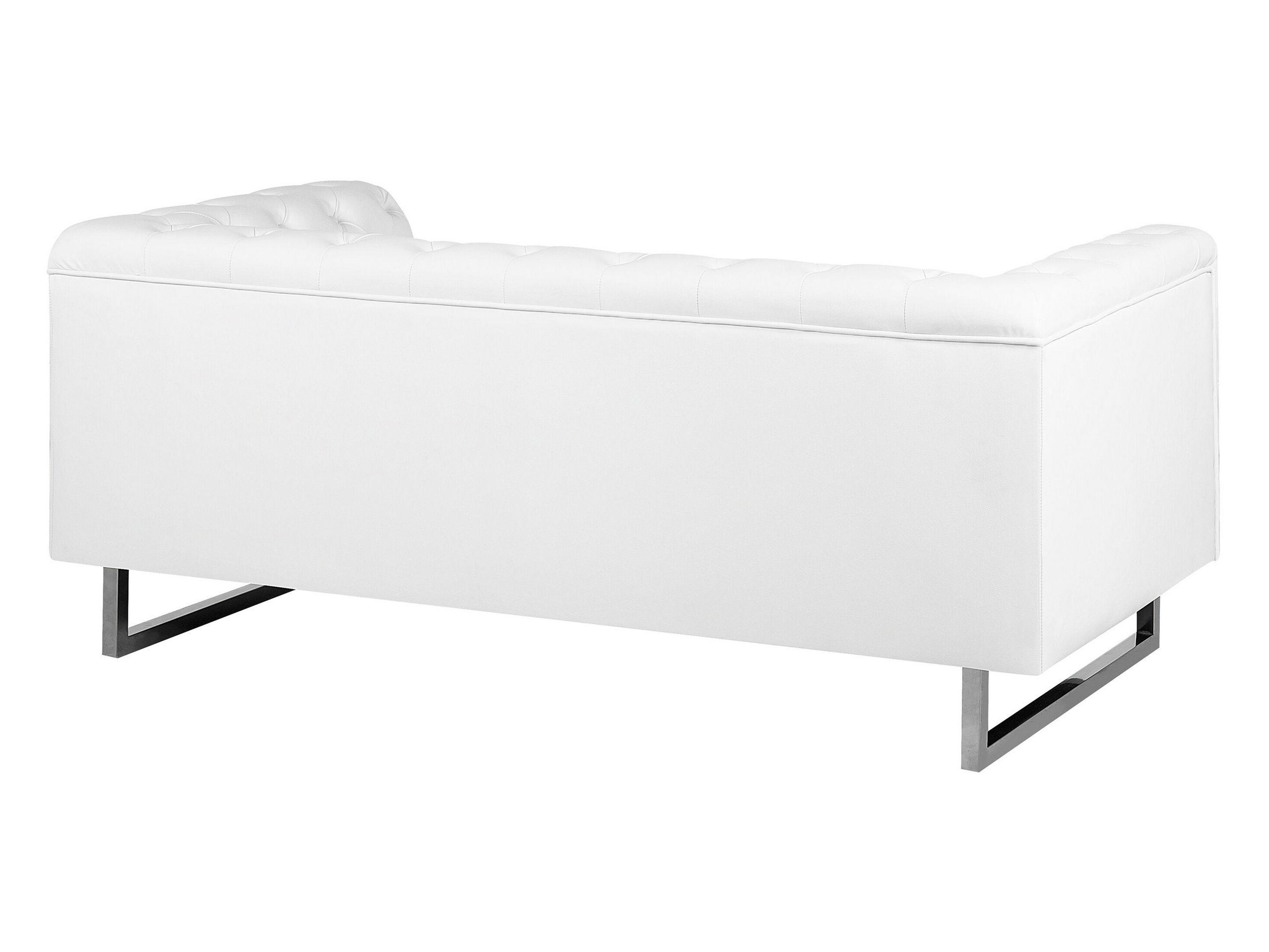 Beliani 2 Sitzer Sofa aus Kunstleder Glamourös VISSLAND
