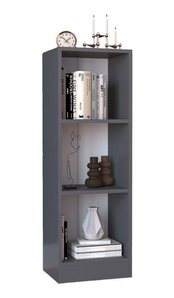 VCM Holz Aufbewahrung Stand Regal Bücherregal Deko Bücher Standregal Dilos S 3-fach