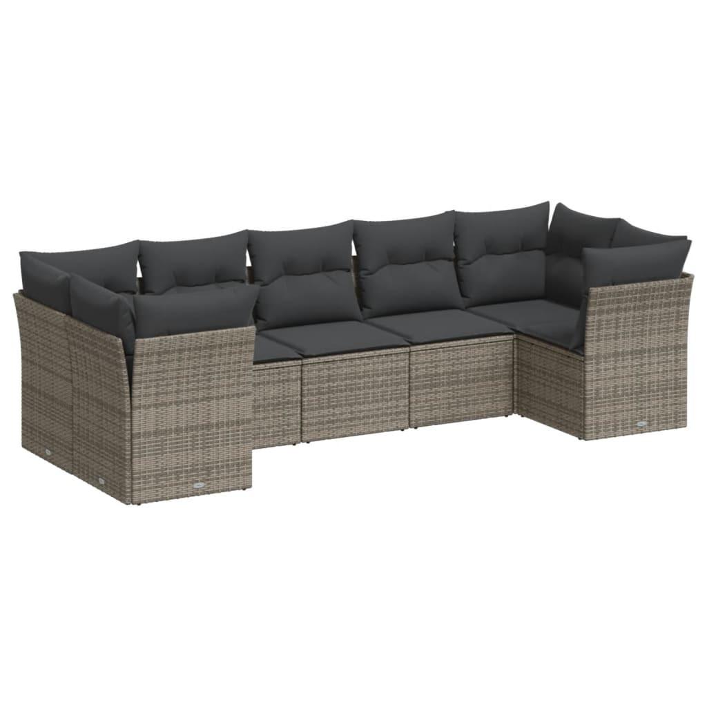 VidaXL Garten sofagarnitur poly-rattan