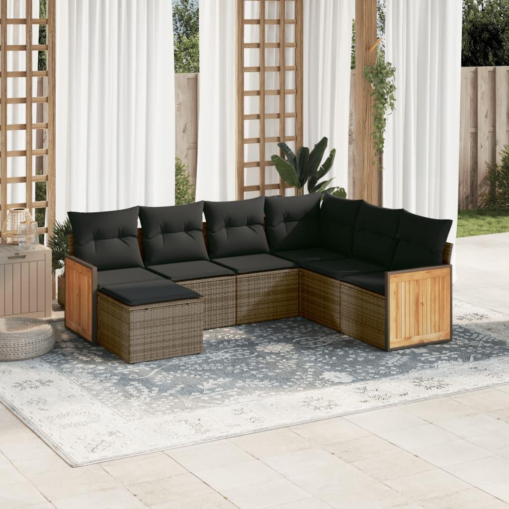 VidaXL Garten sofagarnitur poly-rattan