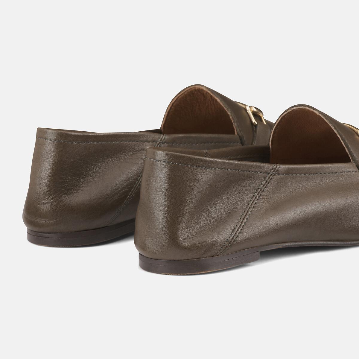 La Redoute Collections Signature Ledermokassins mit Morsetti