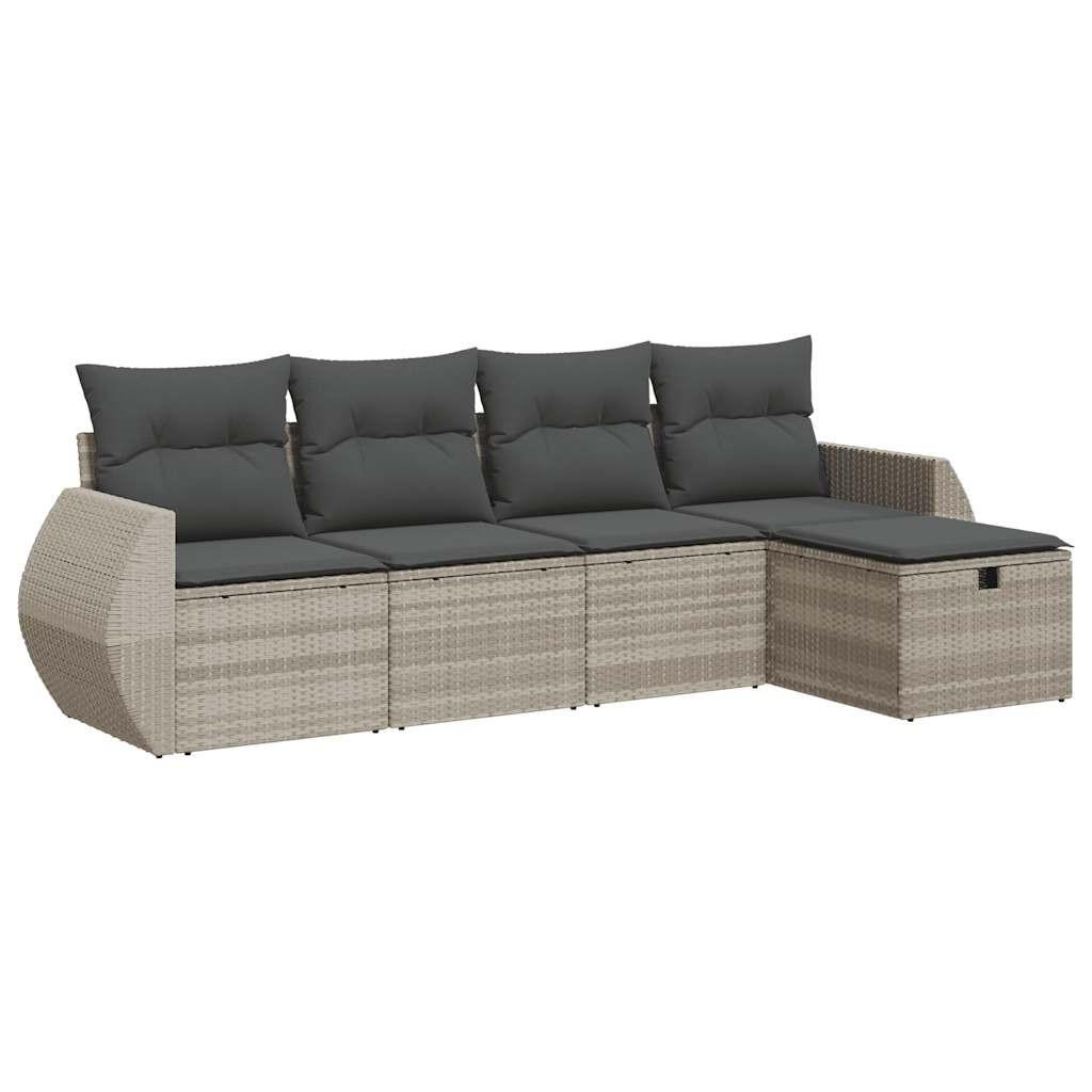 VidaXL Gartensofa set poly-rattan