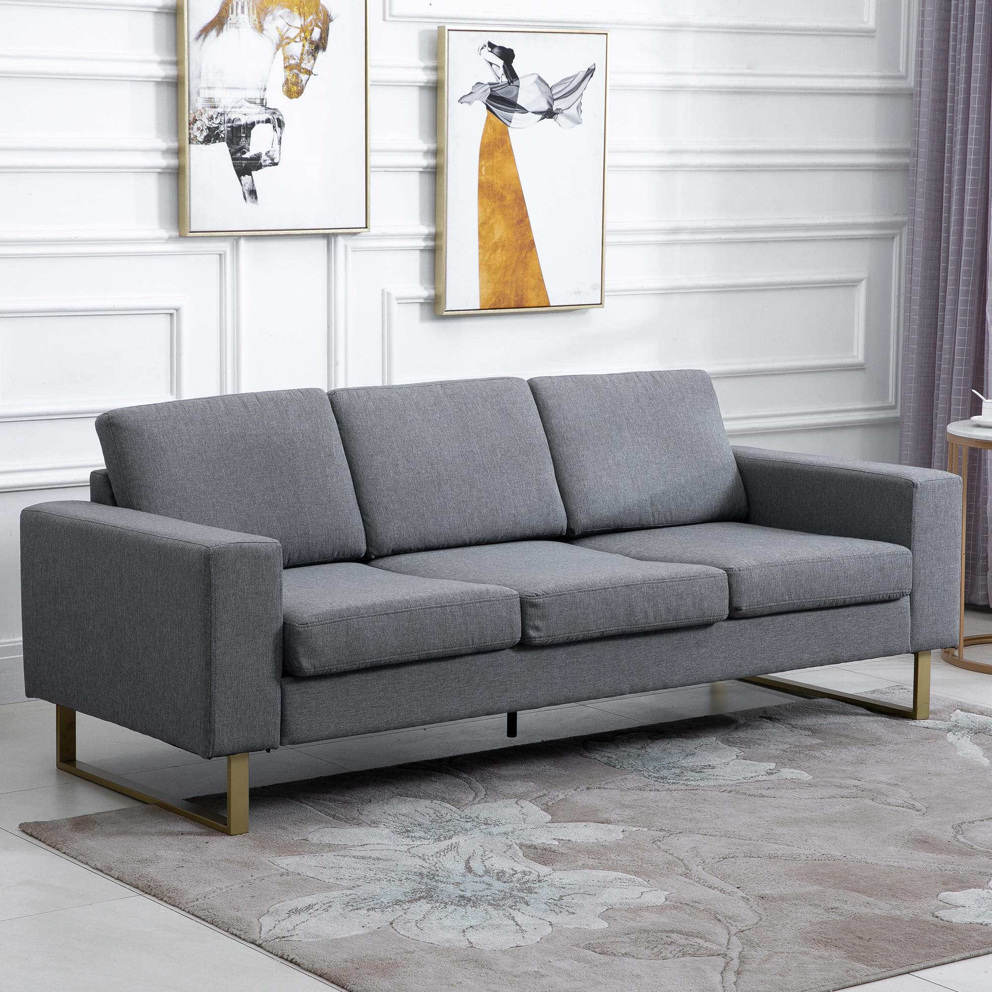 HOMCOM Sofa 3-Sitzer