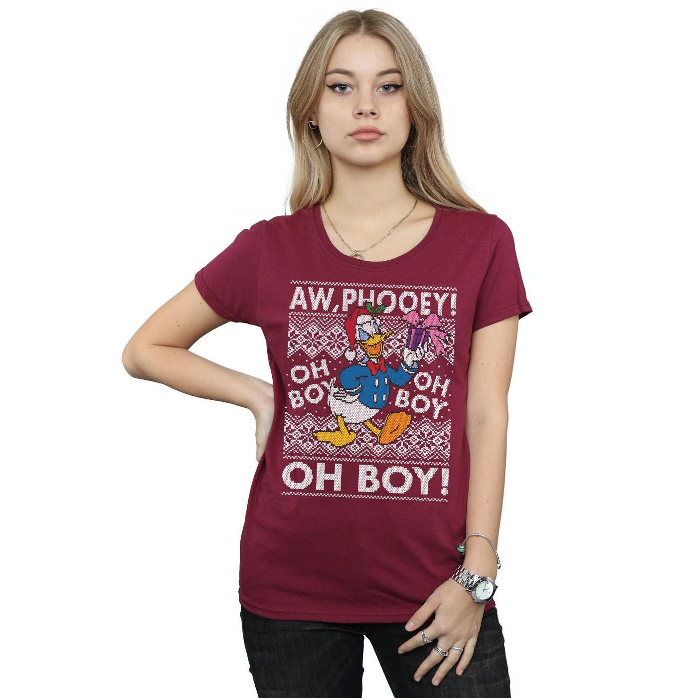 Disney Donald Duck Christmas Aw Phooey T-Shirt