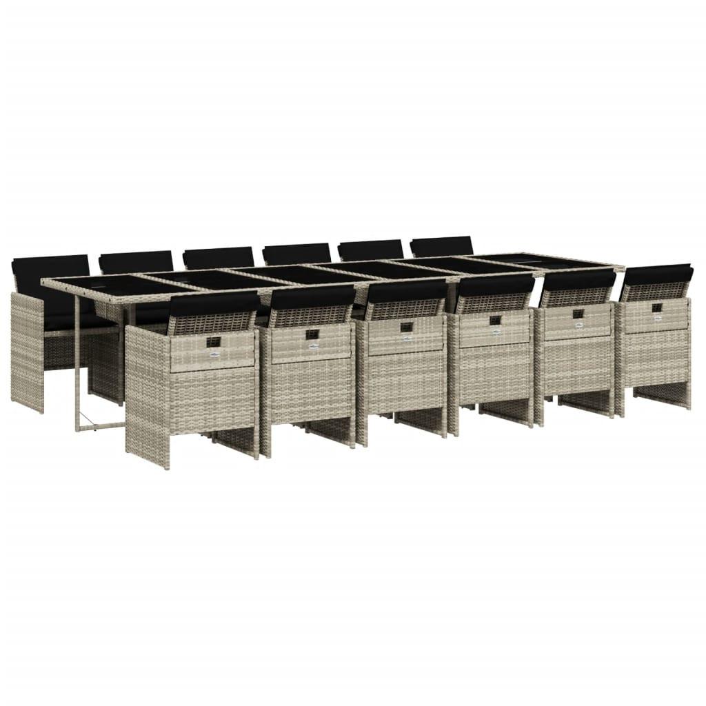 VidaXL Garten essgruppe poly-rattan