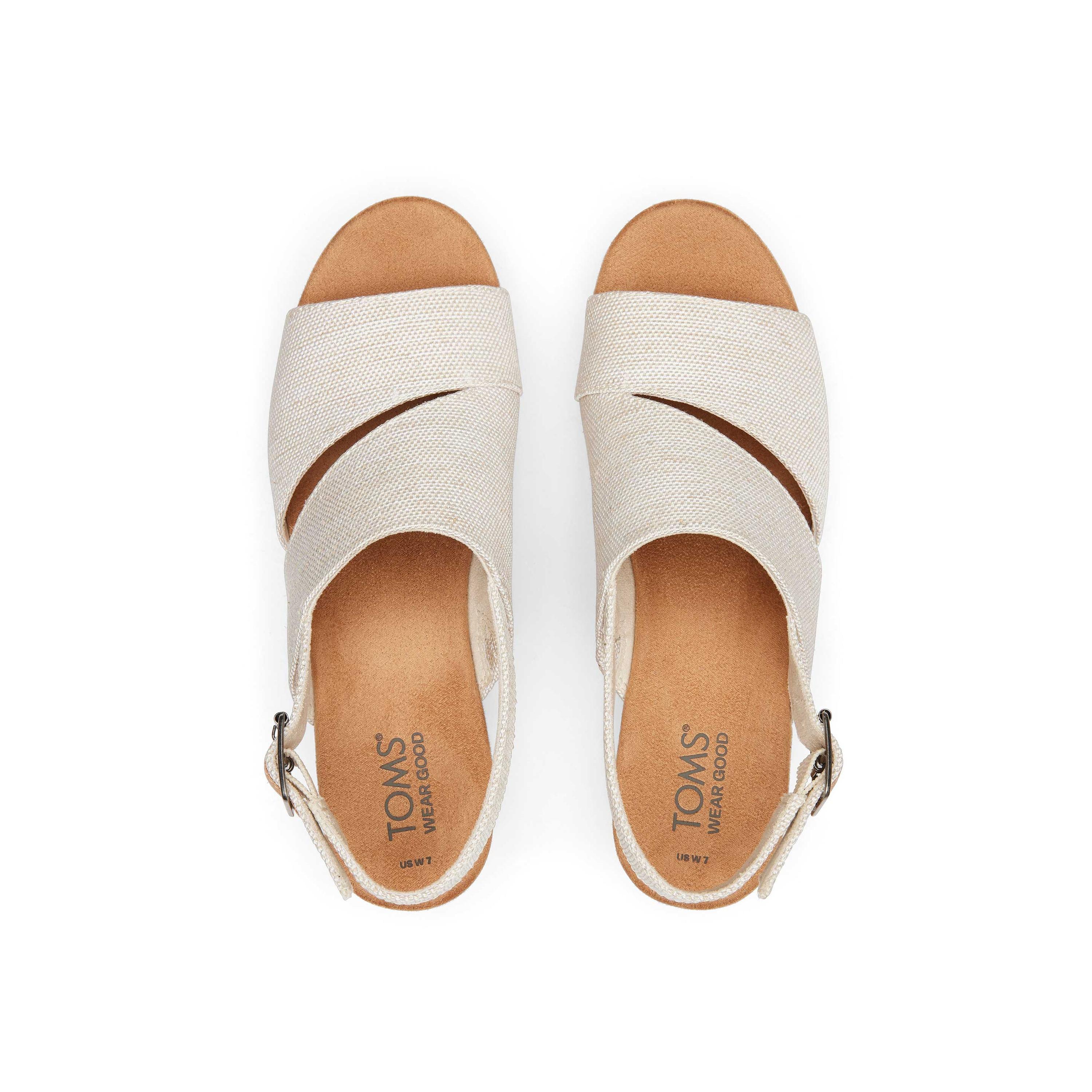 TOMS damen-keilsandalen claudine