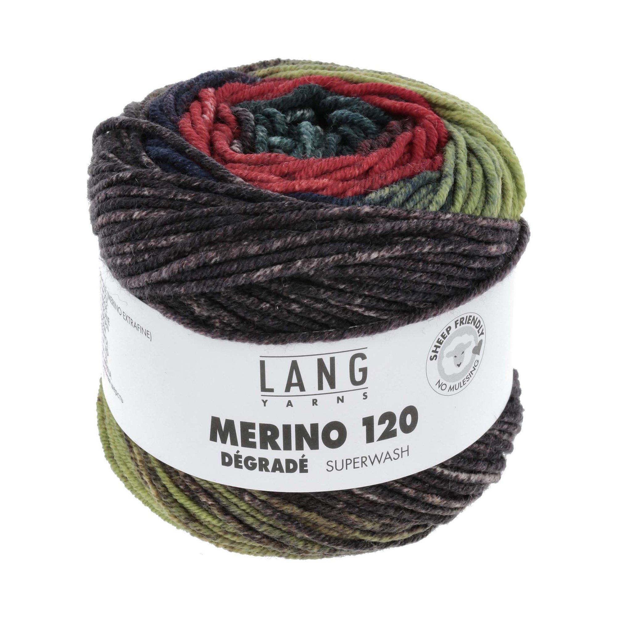 LANG Strickgarn MERINO 120 DÉGRADÉ