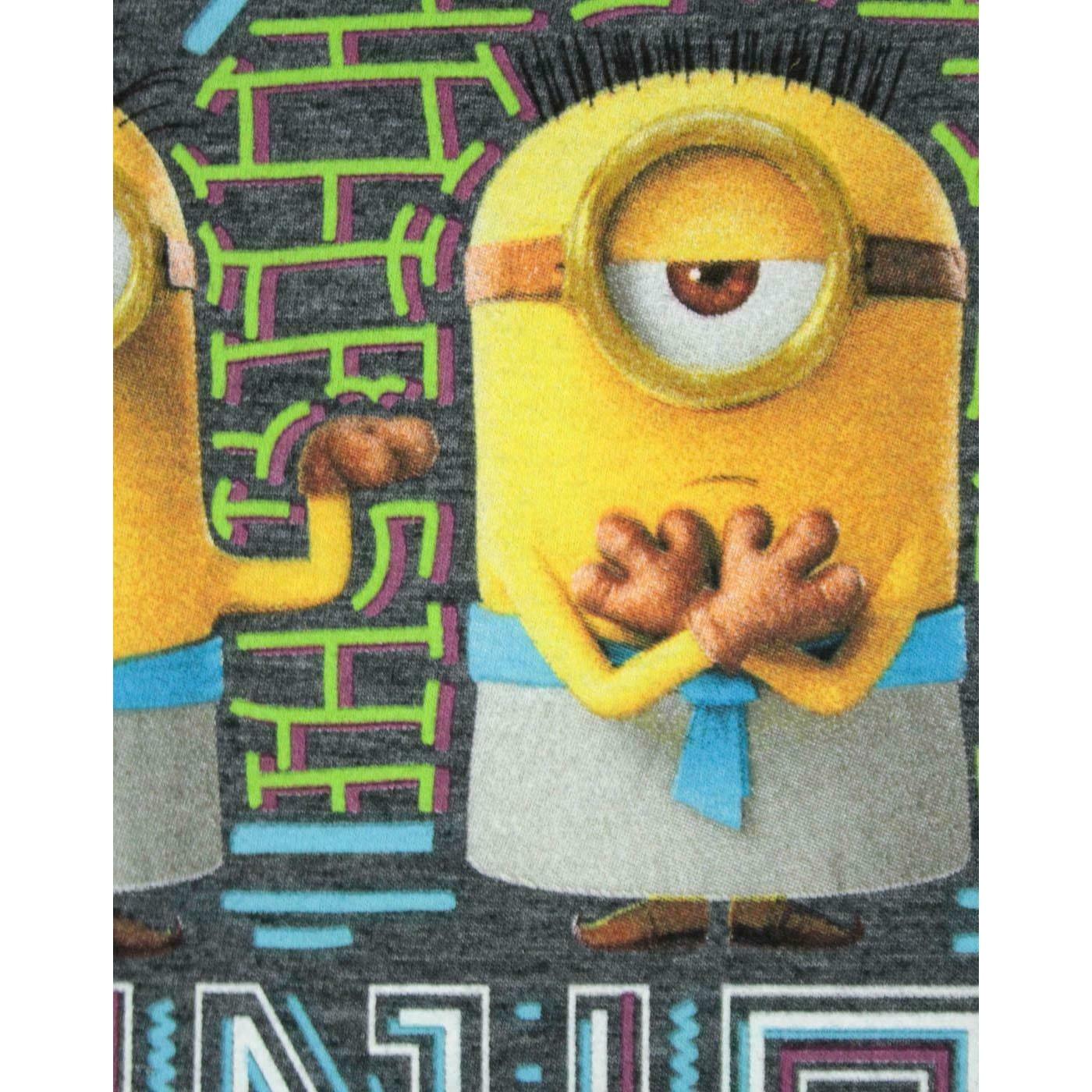 minions Pyramiden Design T-Shirt